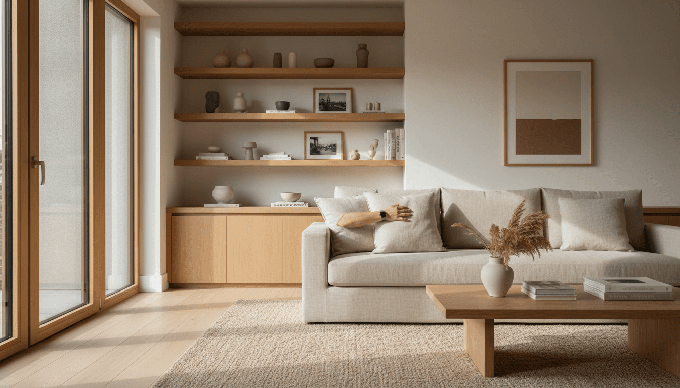 Finished furniture installation in a bright Toronto living room